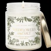 Sweet Water Decor Candles|Patterned Candles>Wildflowers and Salt - 9 oz